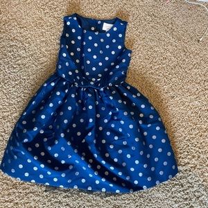 Gymboree Blue and silver party dress